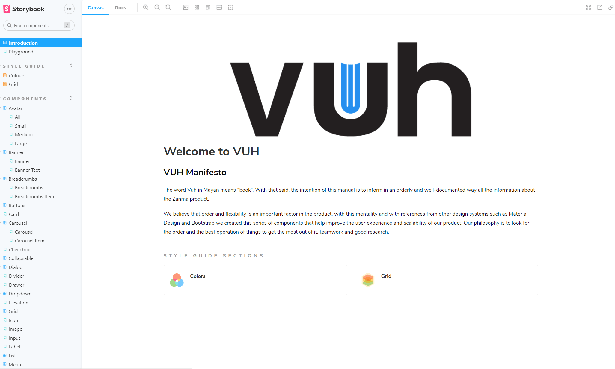 VUH: Design System